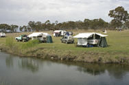 Riverside camping