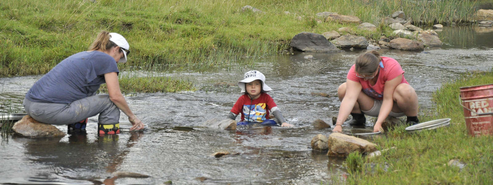 Fossicking at Three Waters Holidays